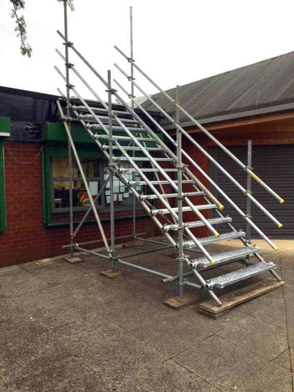 Commercial Scaffolding Stairs