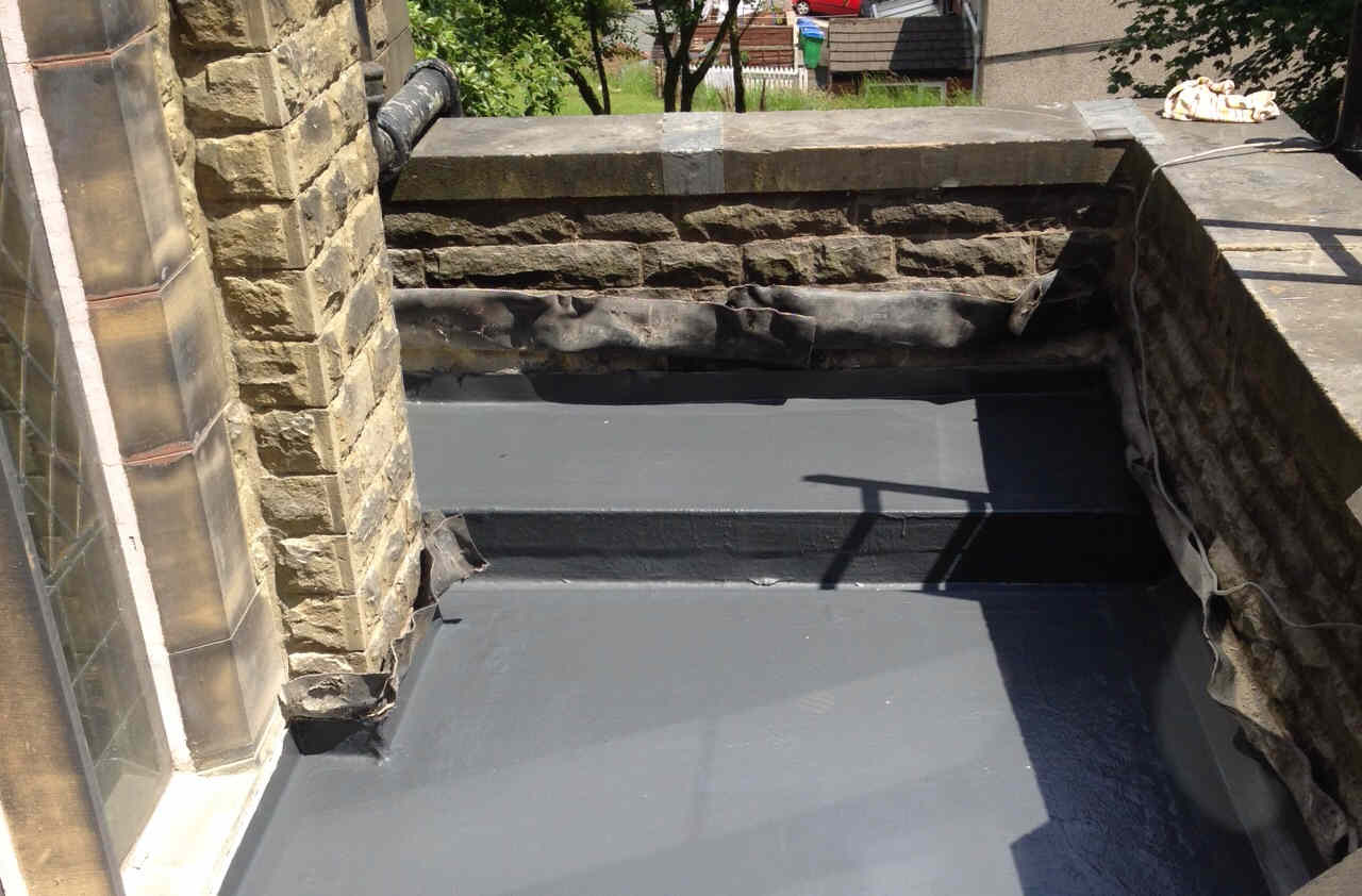 Roof Replacement with Fibreglass Flat Roof